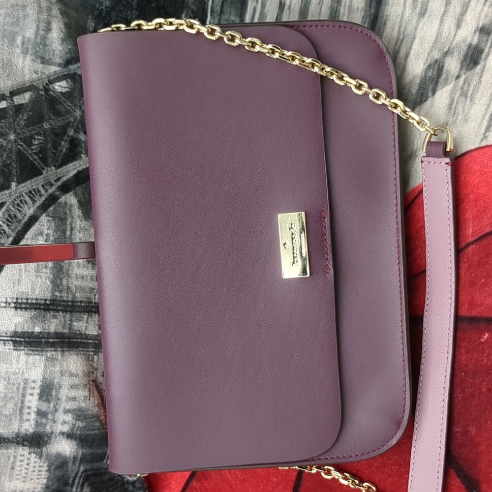 Kate Spade Lizz Putnam Drive Shoulder Bag - Deep Plum/Sugared Plum